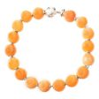 Ladies  Bracelet Thomas Sabo KT0142-866-10-L17 Orange 20 cm For Sale