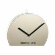 Wall Clock DKD Home Decor Golden Iron Plastic Pendulum 22 x 5,5 x 60 cm For Sale