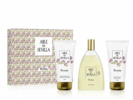 Women s Perfume Set Aire Sevilla Aire de Sevilla Peonía 3 Pieces (3 pcs) Discount