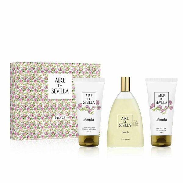 Women s Perfume Set Aire Sevilla Aire de Sevilla Peonía 3 Pieces (3 pcs) Discount