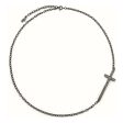 Ladies  Necklace Folli Follie 3N14T019KK_Plata Negra 45 cm For Discount