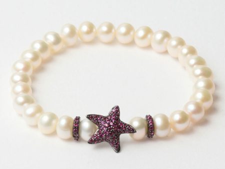 Ladies  Bracelet Lancaster JLA-BR-STAR-5-WH 16 mm Fashion