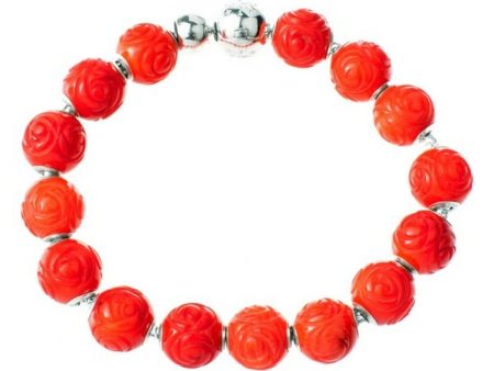 Ladies  Bracelet Thomas Sabo KT0147-870-10-L17 Red 20 cm on Sale