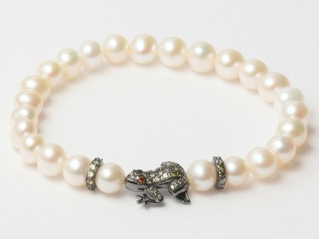 Ladies  Bracelet Lancaster JLA-BR-FROG-3-WH 16 mm For Sale