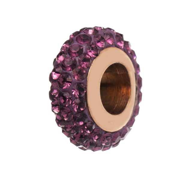 Ladies  Beads Folli Follie 3P0T024RV Purple 1,5 cm Discount