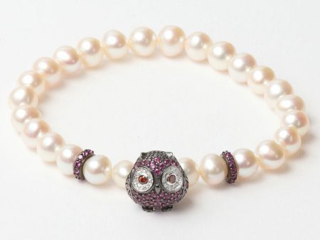 Ladies  Bracelet Lancaster JLA-BR-OWL-5-WH 16 mm Cheap