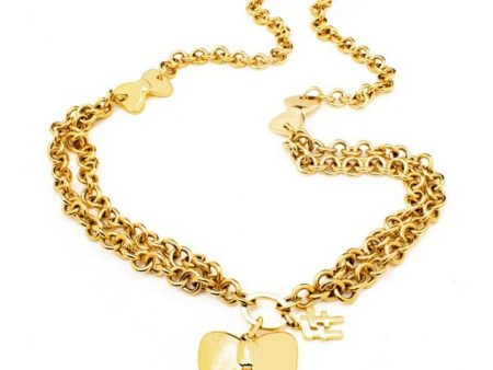 Ladies  Necklace Folli Follie 1N6T158Y 32 cm Hot on Sale