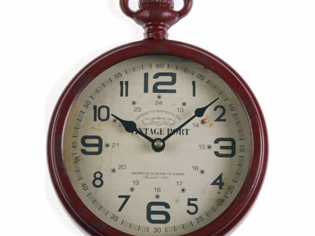 Wall Clock Versa Metal (28 x 5 x 22 cm) For Cheap