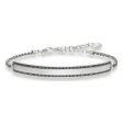 Unisex Bracelet Thomas Sabo LBA0009-643-11 Silver Black 19 cm 15-18 cm Online Sale