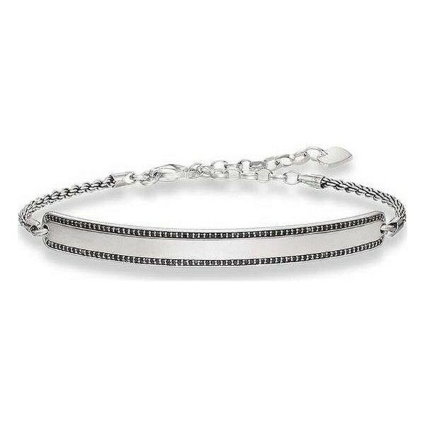 Unisex Bracelet Thomas Sabo LBA0009-643-11 Silver Black 19 cm 15-18 cm Online Sale