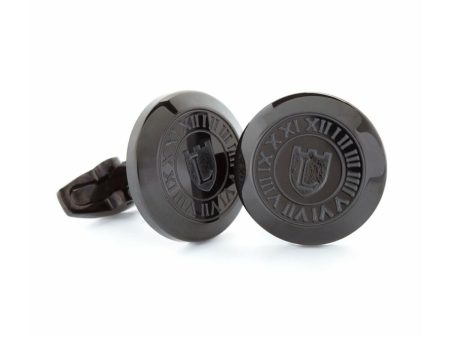 Cufflinks Lancaster GLA018A-BK 2 cm Fashion