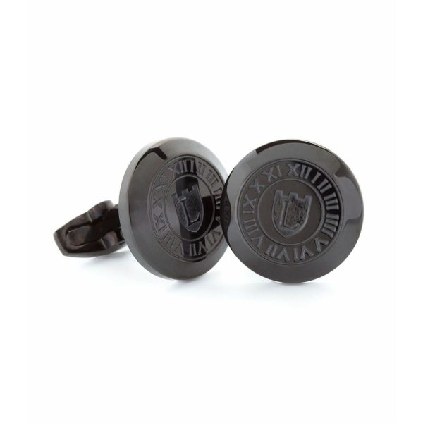 Cufflinks Lancaster GLA018A-BK 2 cm Fashion