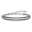 Unisex Bracelet Thomas Sabo LBA0009-643-11 Silver Black 19 cm 15-18 cm Online Sale