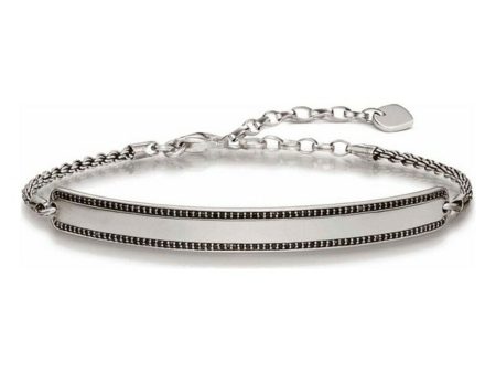 Unisex Bracelet Thomas Sabo LBA0009-643-11 Silver Black 19 cm 15-18 cm Online Sale