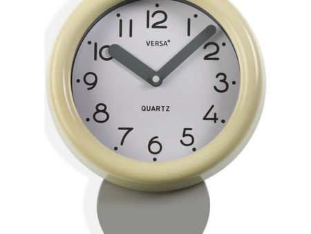 Wall Clock Versa Plastic (5 x 26,5 x 19,5 cm) Hot on Sale