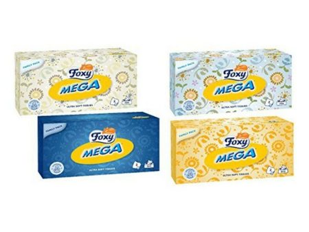 Tissues FACIAL MEGA Foxy 857-0140 (200 uds) Discount