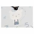 Wall Clock DKD Home Decor Blue Pink Wood Metal Plastic MDF Wood Children s Bird 24 x 3 x 24 cm (2 Units) Cheap